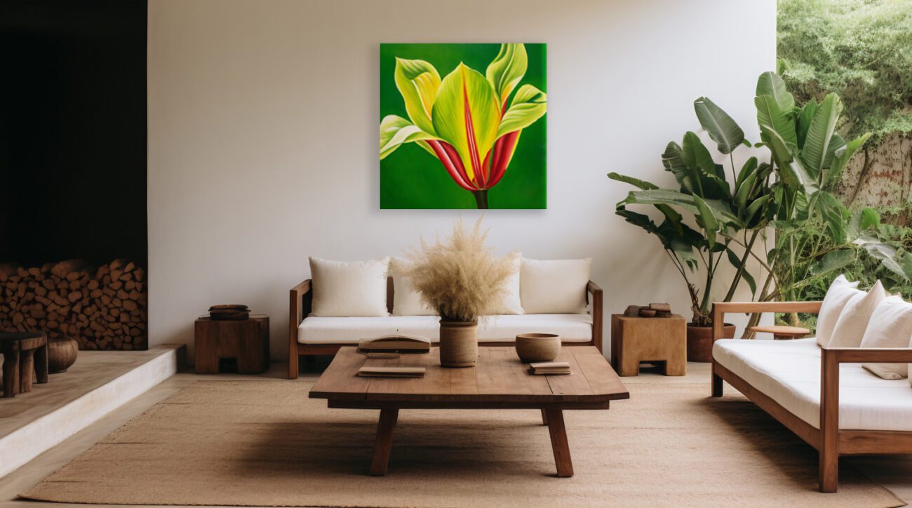 Flor verde