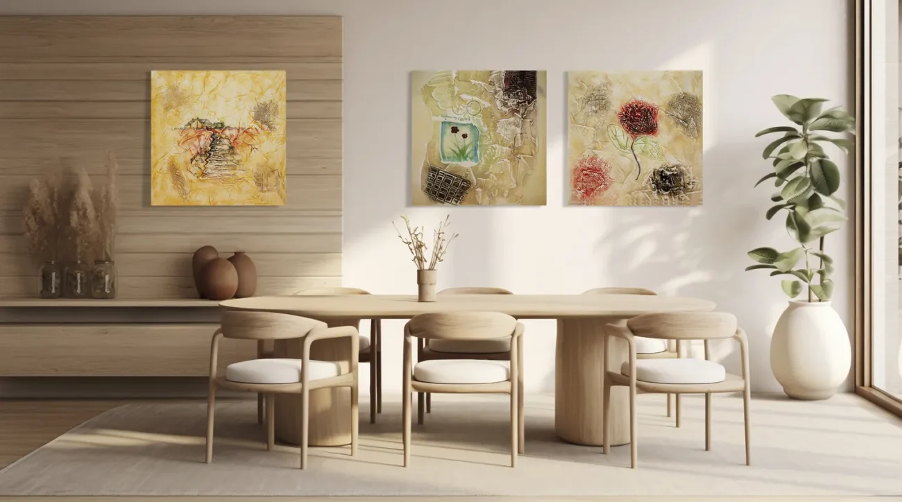 Lienzo Casa Abstracta