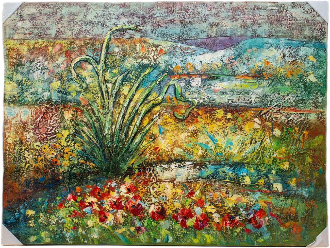 Lienzo Paisaje Verde - Imagen 2