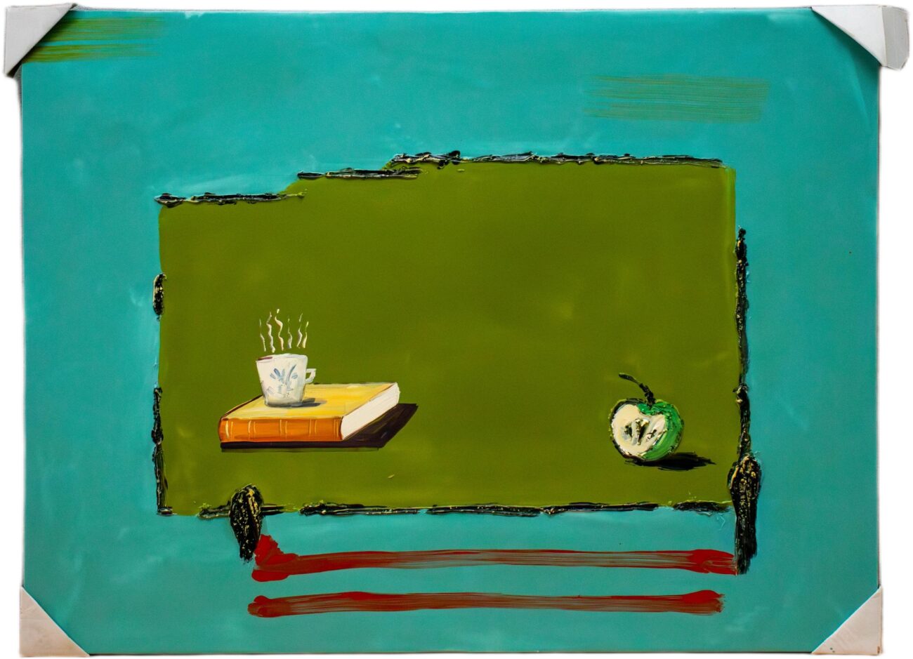 Lienzo Bodegón Verde - Imagen 2