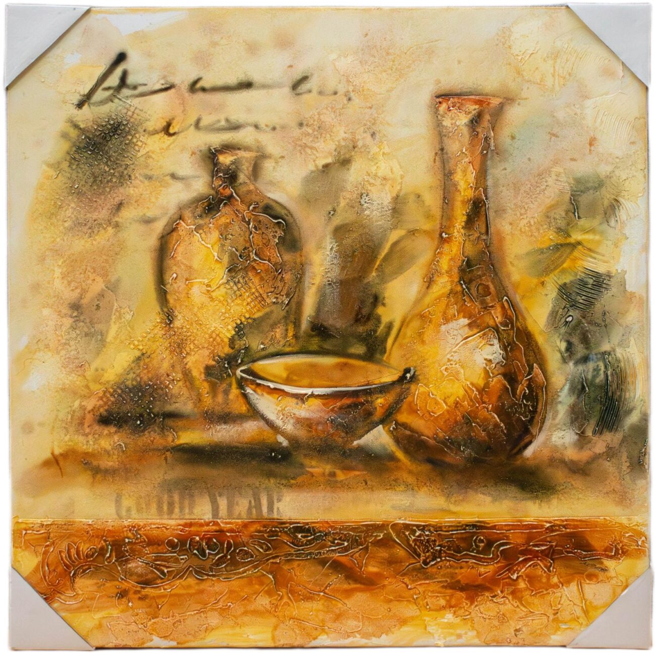 Lienzo Bodegón Jarrones - Imagen 2