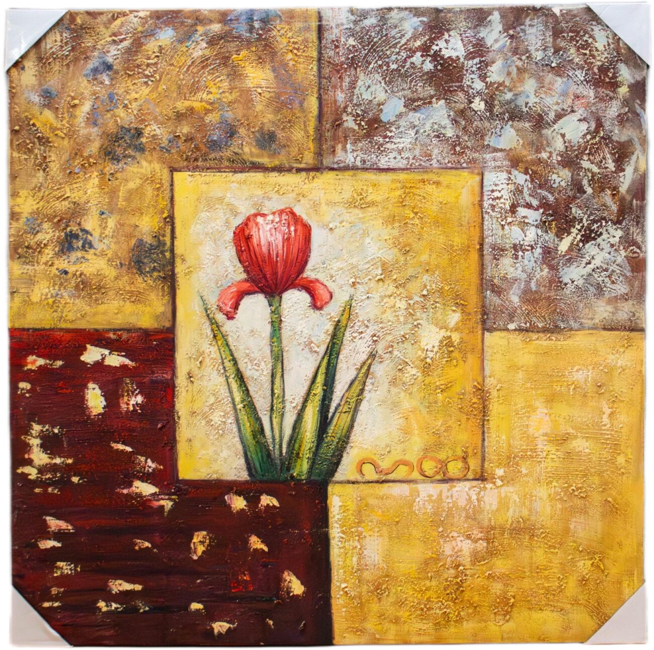 Lienzo Tulipán Rojo - Imagen 2