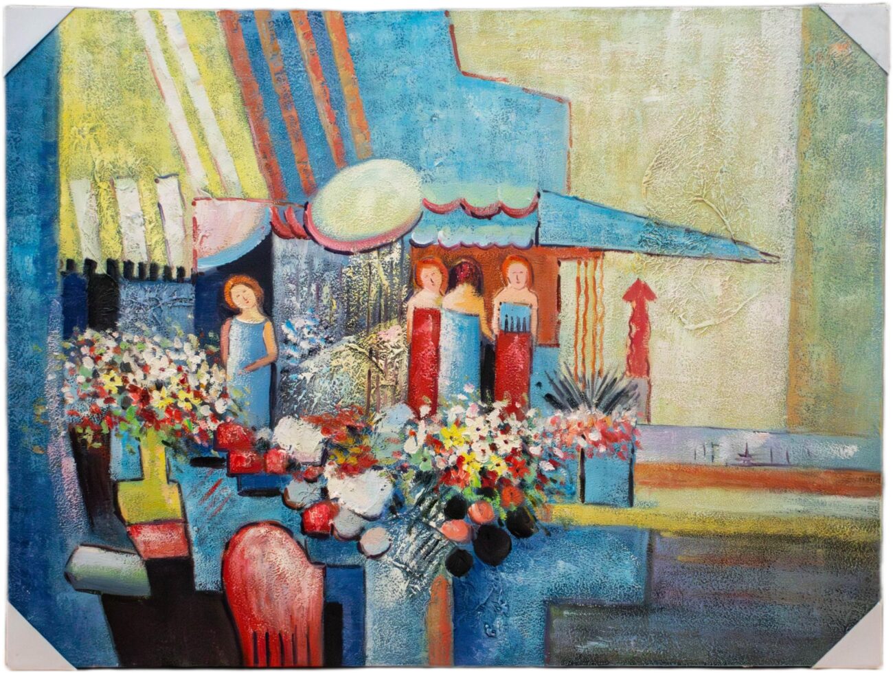 Lienzo Mercado Azul - Imagen 2